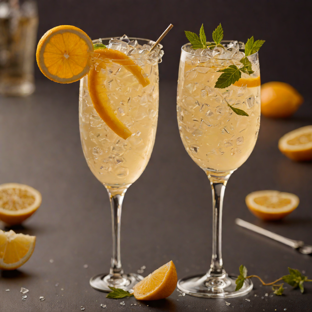 Shaken Vanilla Citrus Sparkler