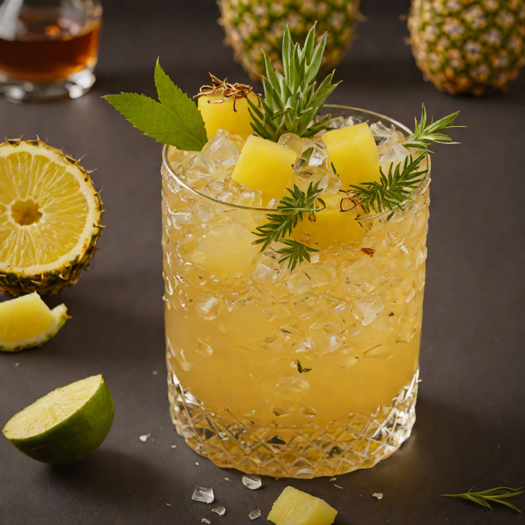 Cuban Pineapple Rum Smash