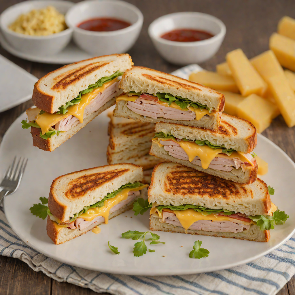 Grilled Turkey and Sharp Cheddar Sandwich