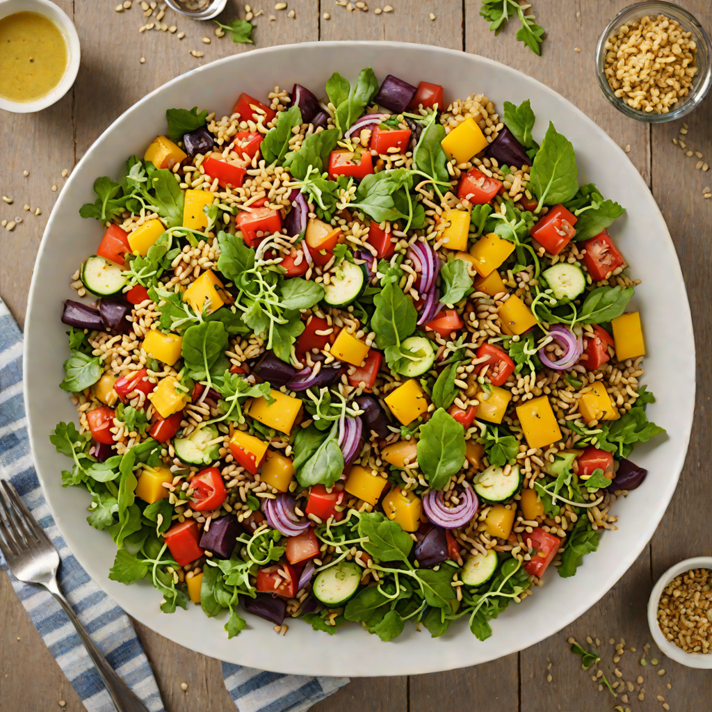 Galaxy-Inspired Roasted Vegetable and Quinoa Salad