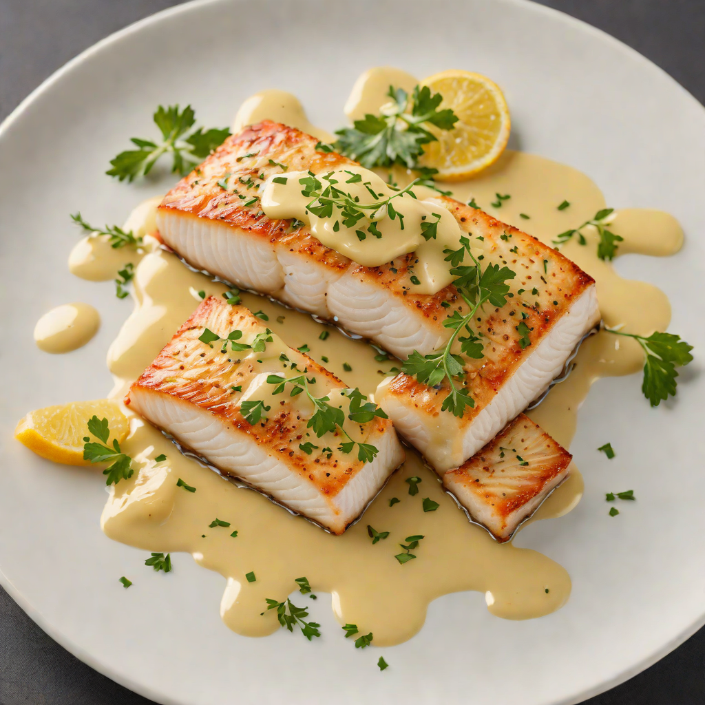 Pan-Seared North Atlantic Cod with Citrus Beurre Blanc