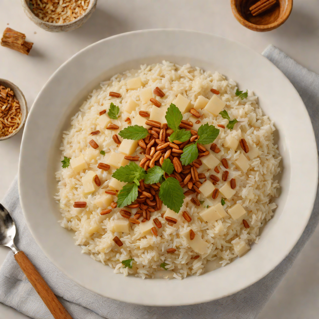 Coconut and Cassava Porridge with Cinnamon
