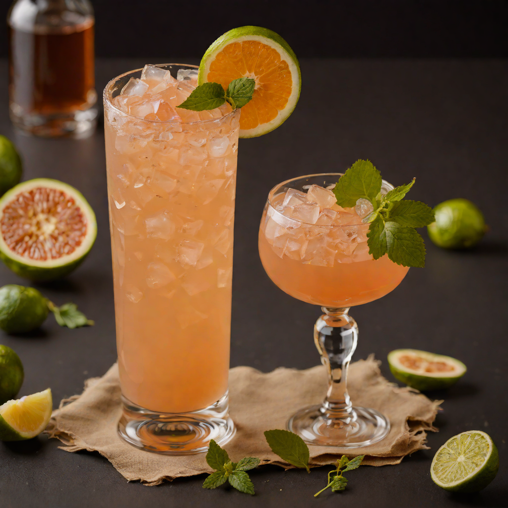 Muddled Guava and Citrus Cuban Parole