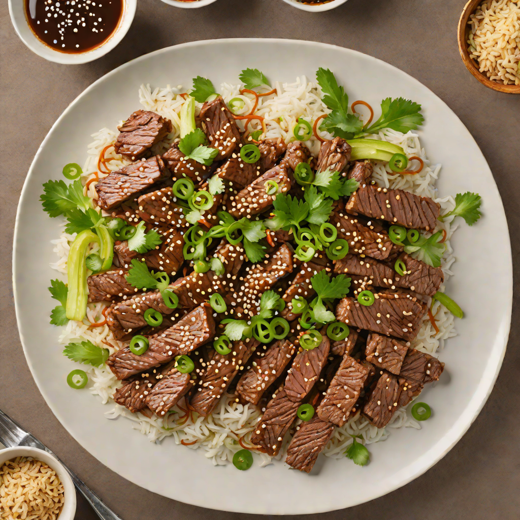 Pan-Seared Korean-Style Beef Bulgogi with Sesame and Scallions