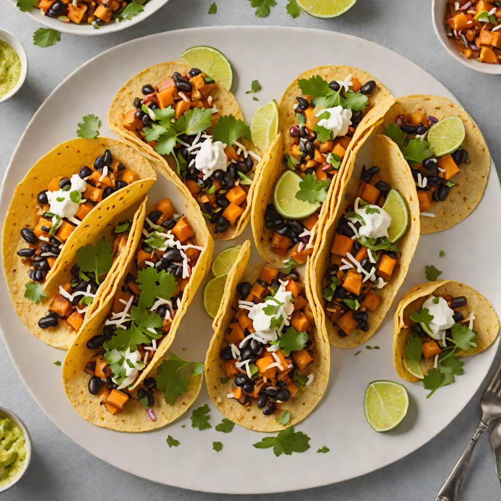 Community Storytelling Sweet Potato and Black Bean Tacos