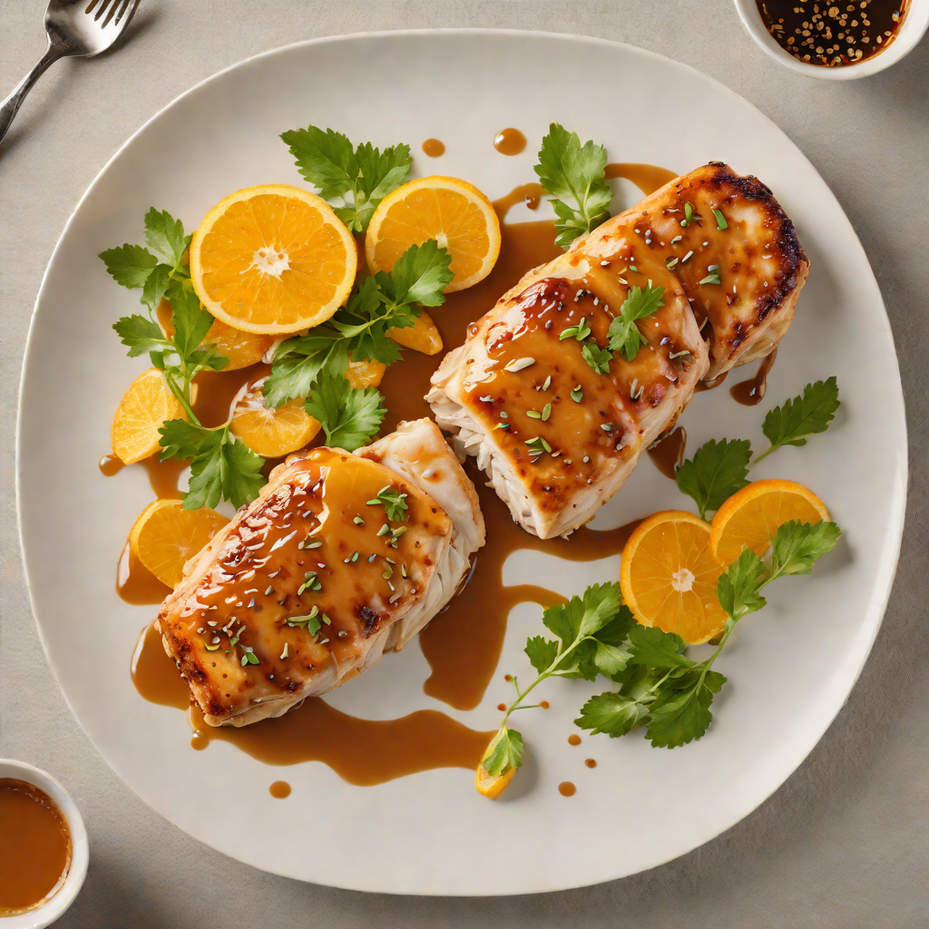 Pan-Seared Chicken with Orange-Ginger Glaze