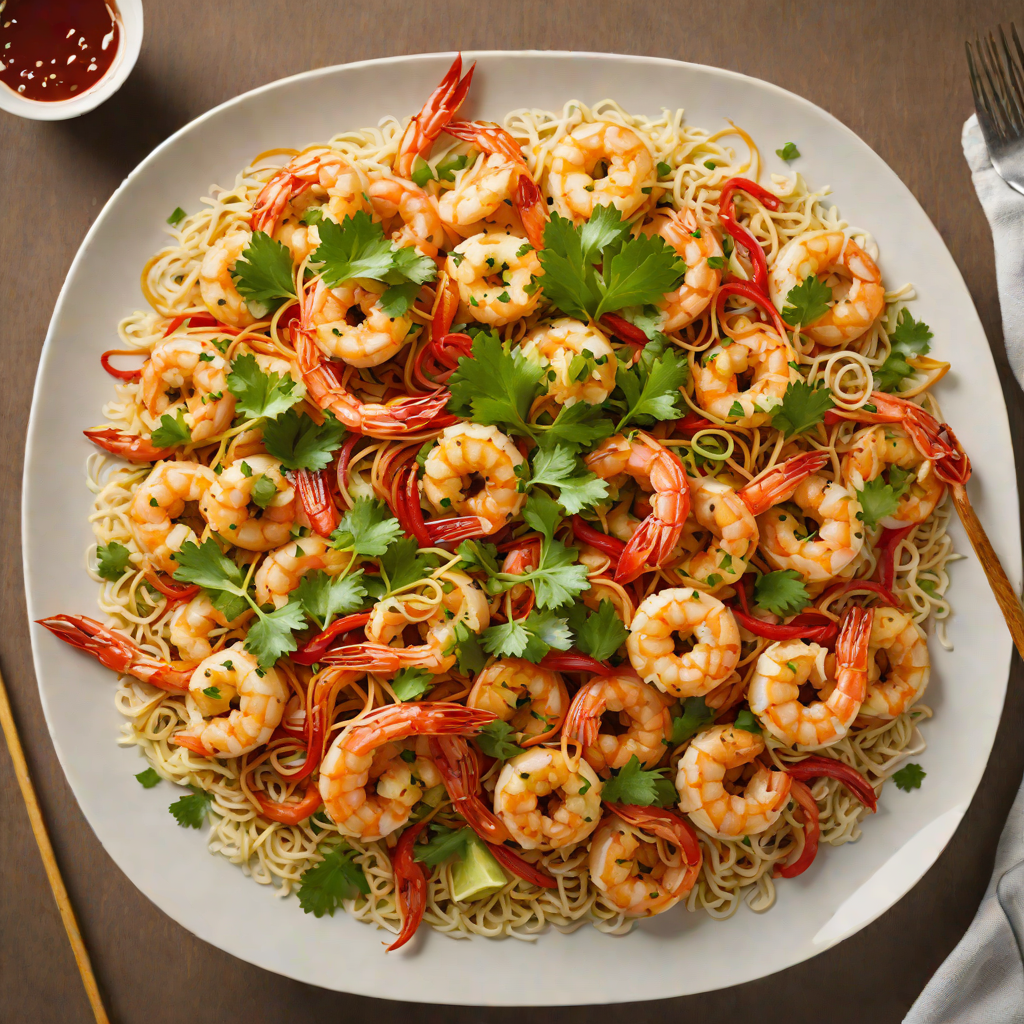Fast-Paced Poki-Inspired Spicy Garlic Shrimp Stir Fry