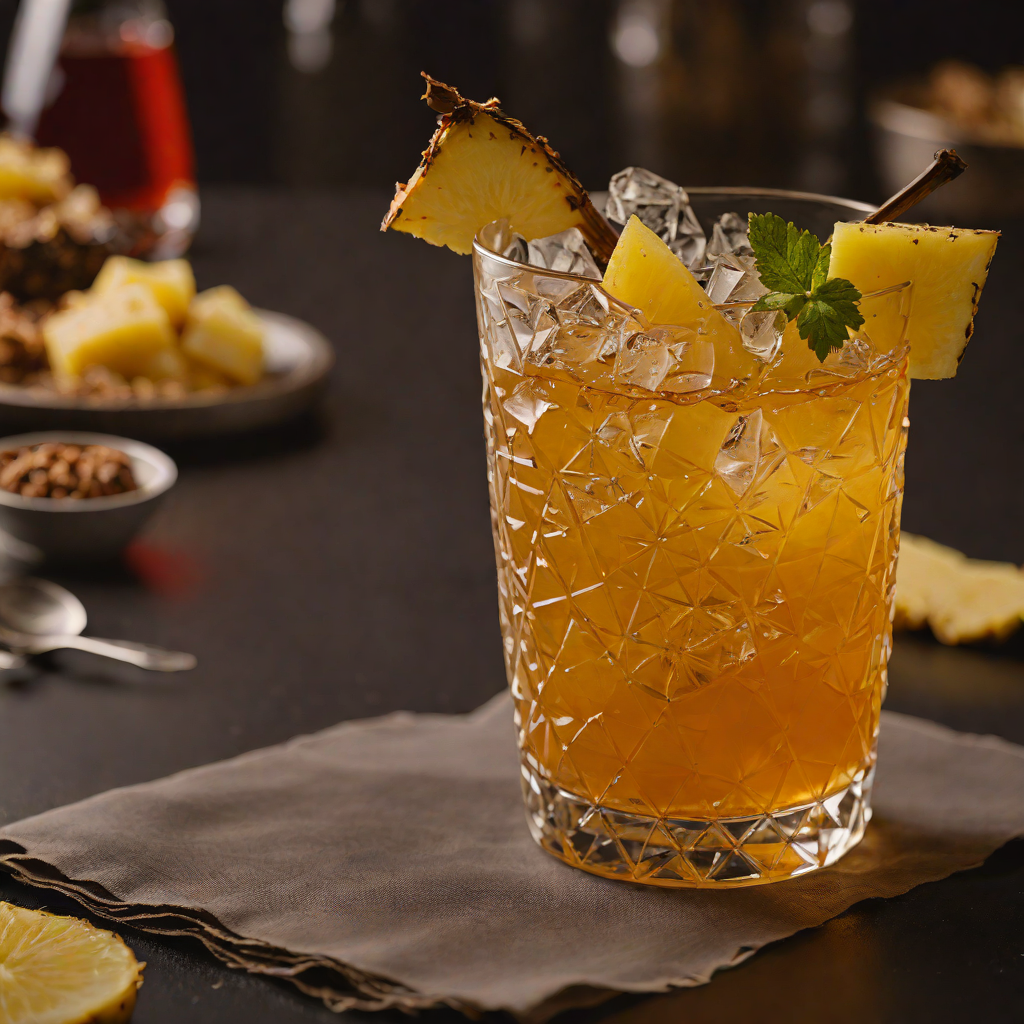 Smoked Pineapple Cuban Old Fashioned