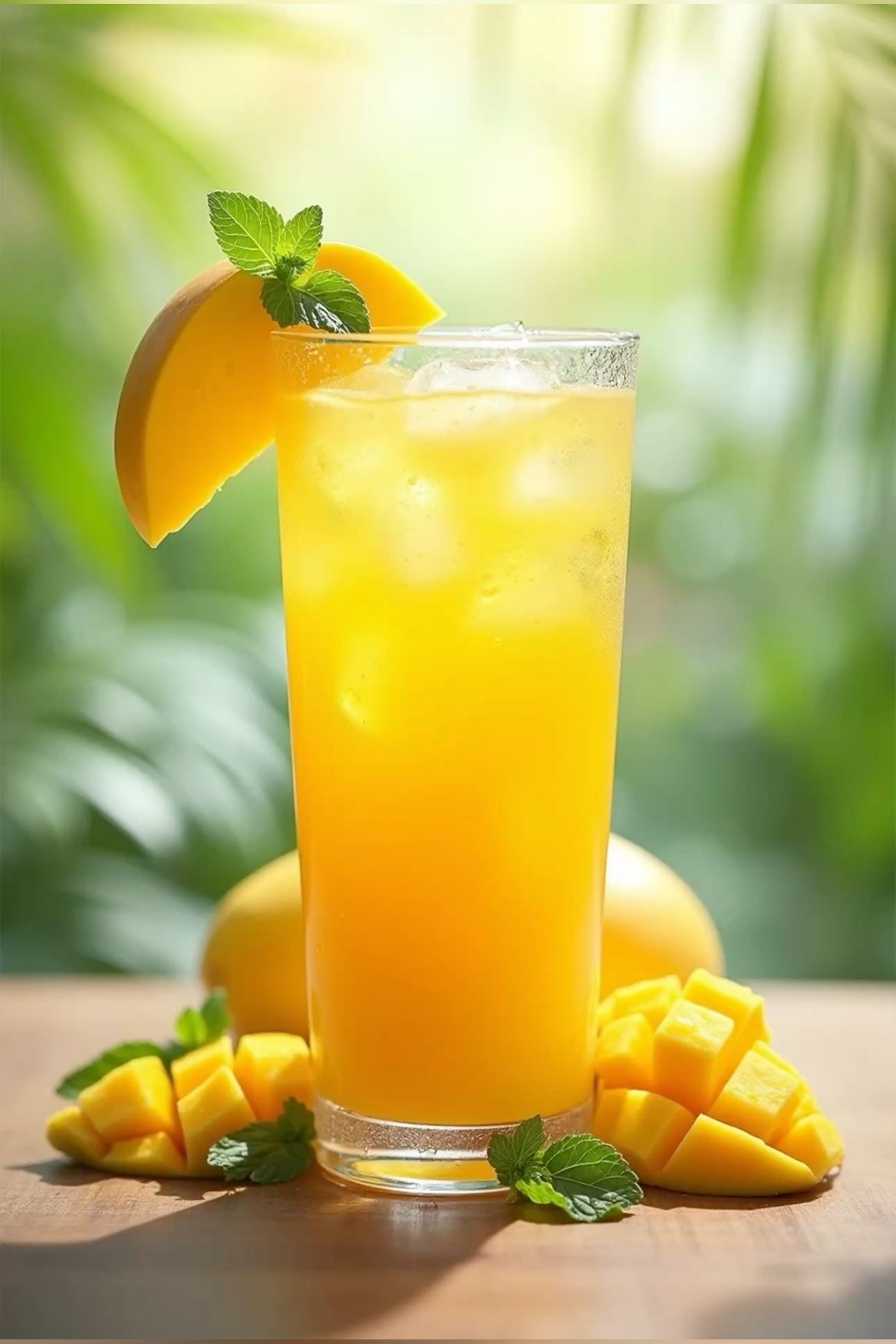 Venezuelan Mango and Ginger Cooler