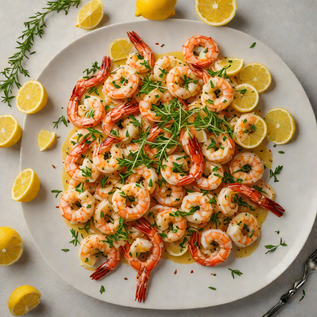 Sautéed Garlic Shrimp with Lemon and Thyme