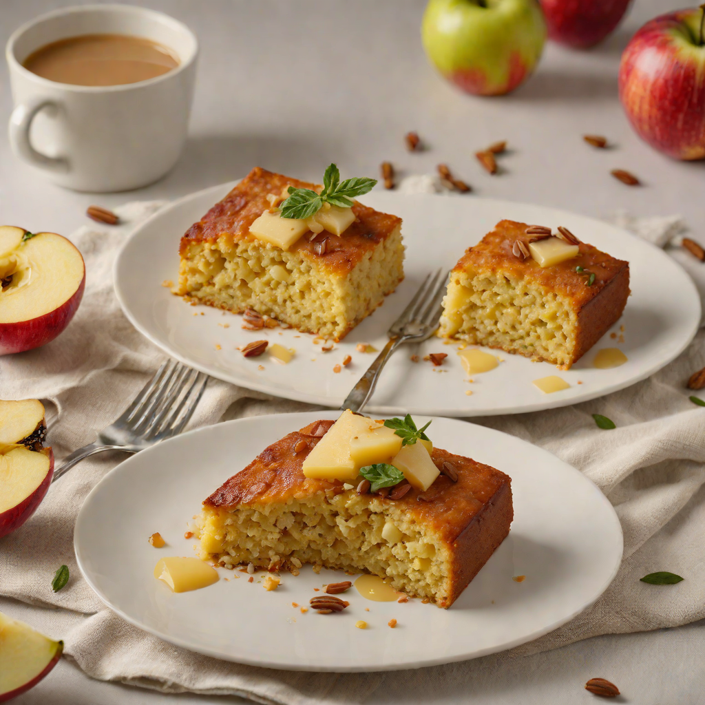 Interactive Game-Inspired Spiced Apple Cornbread