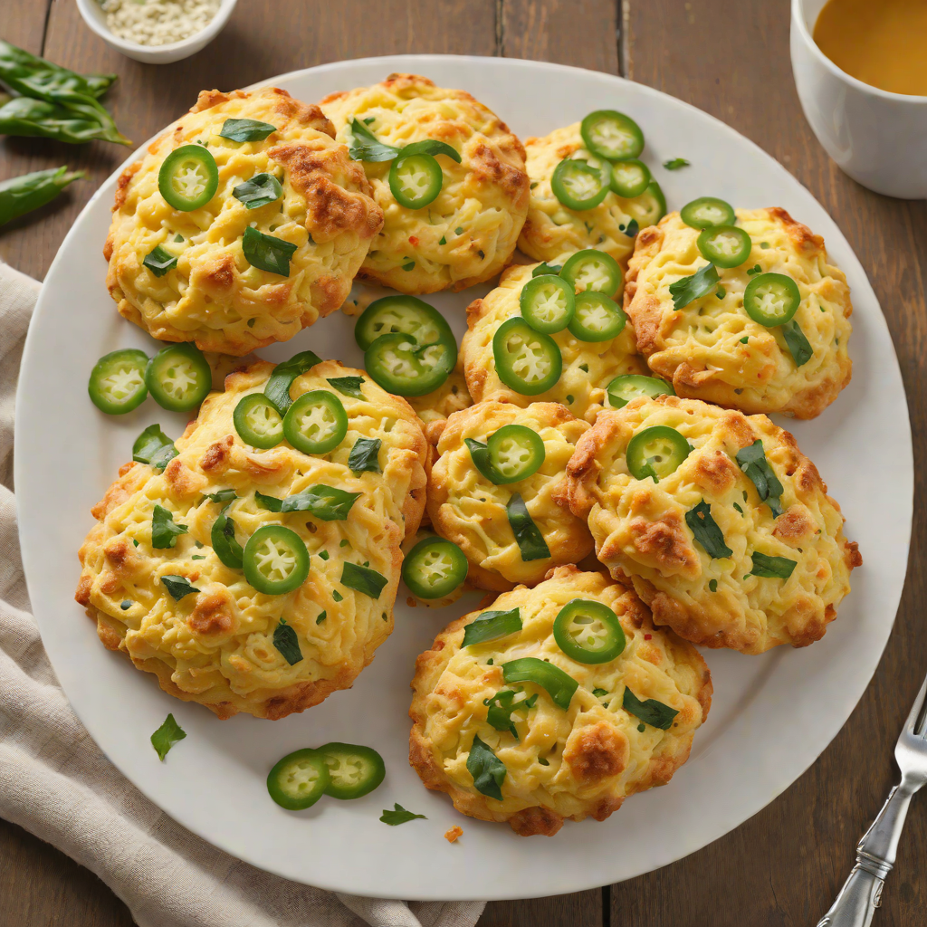 Cheddar and Jalapeño Cloud Bread