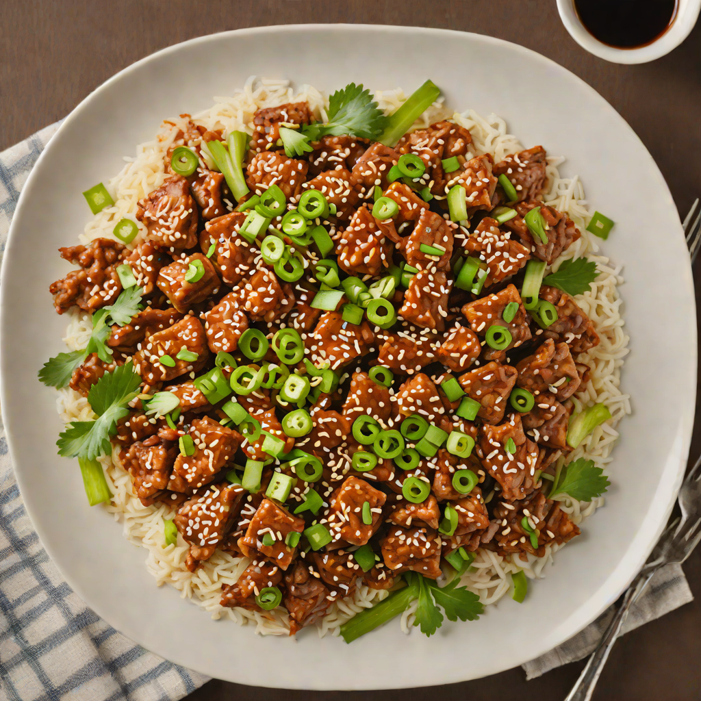 Pan-Seared Korean Spicy Pork Bulgogi with Sesame Scallions