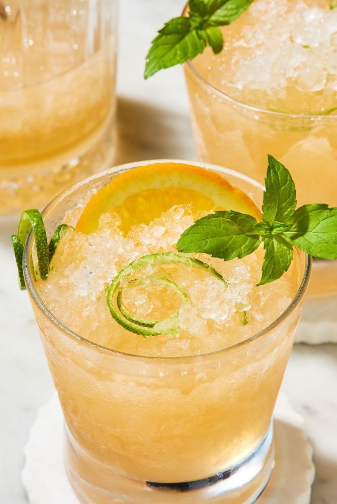 Citrus-Spiced Rum Swizzle