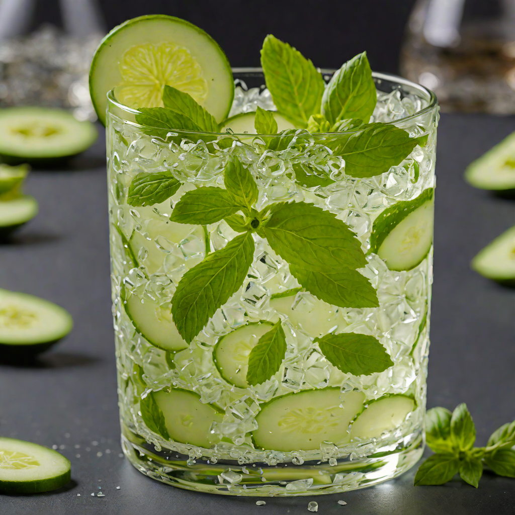 Basil-Cucumber Gin Cooler