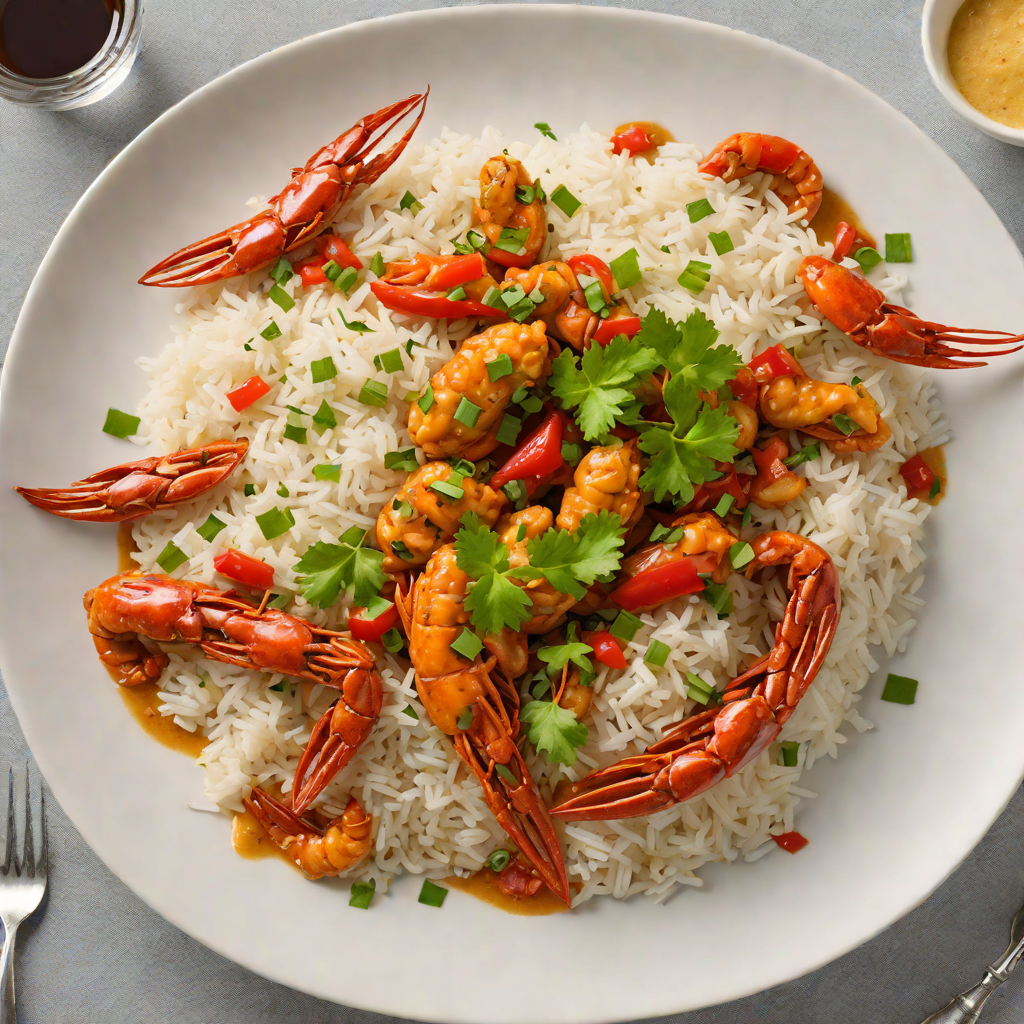 Spiced Crawfish Étouffée with Steamed White Rice