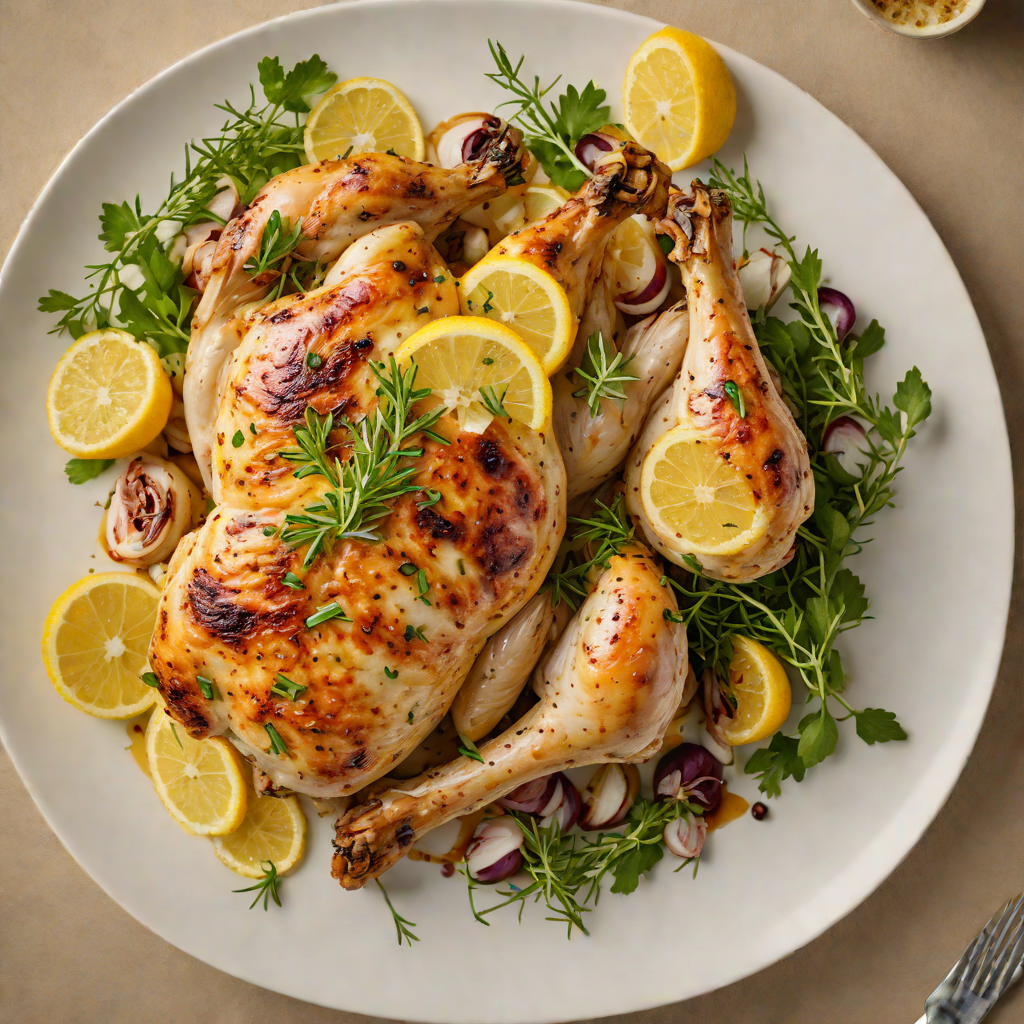 Pan-Roasted Lemon Chicken with Garlic and Thyme