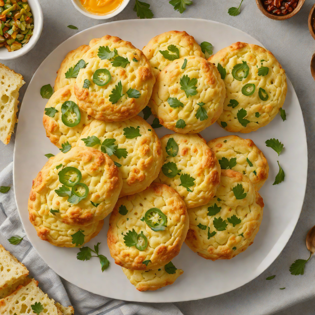 Cheddar and Jalapeño Keto Cloud Bread