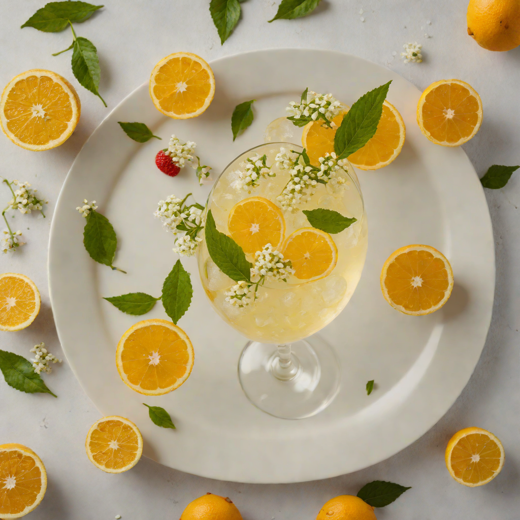 Effervescent Citrus and Elderflower Fizz