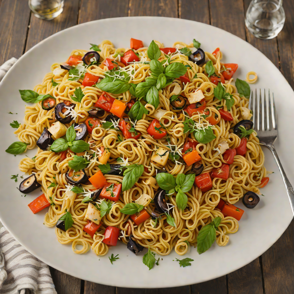Rustic Italian Herb-Roasted Vegetable Pasta