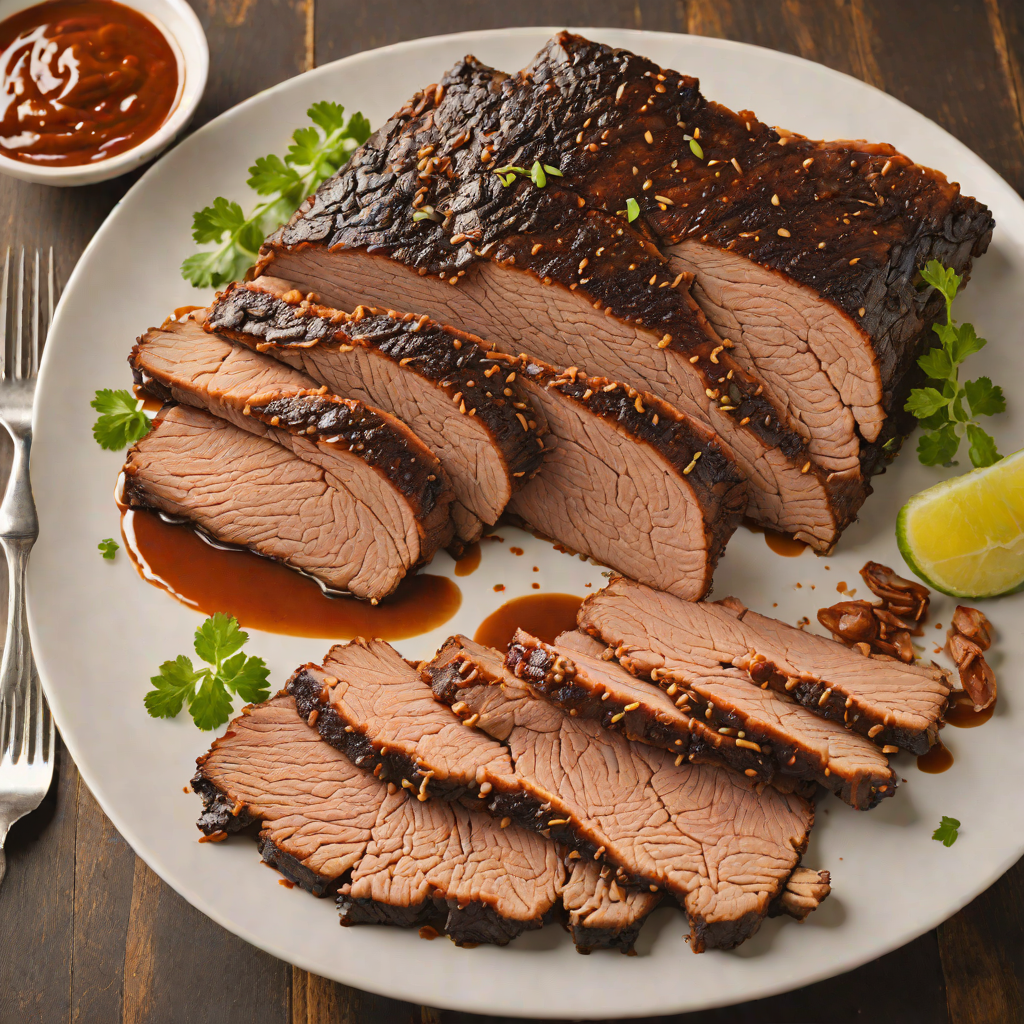 Slow-Smoked Texas Brisket with Hickory and Dry Rub