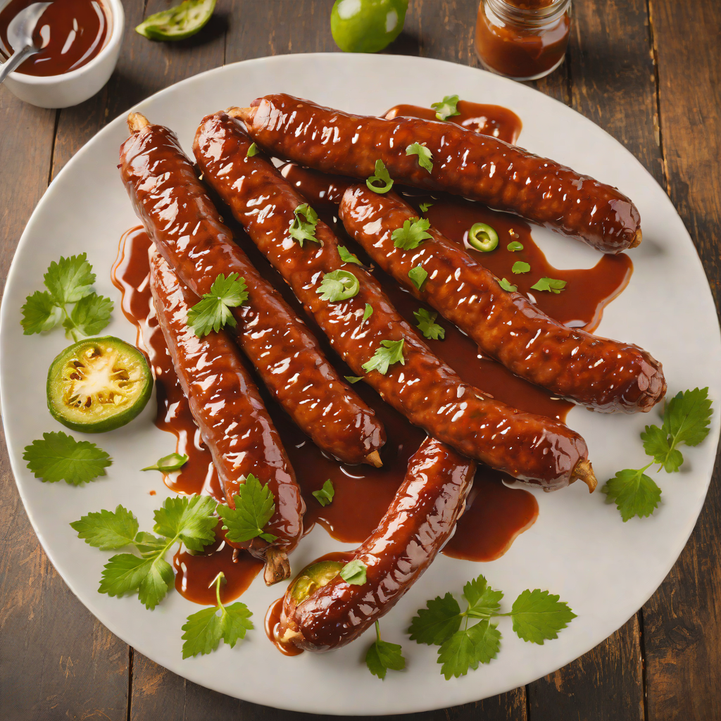 Grilled Jalapeño Smoked Sausage with Texas-Style BBQ Sauce