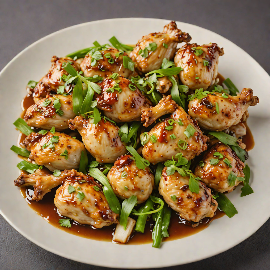 Sautéed F6A Turbo Chicken with Ginger and Scallions