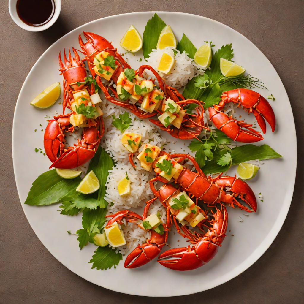 Teppanyaki-Style Lobster and Snow Tuna Grill