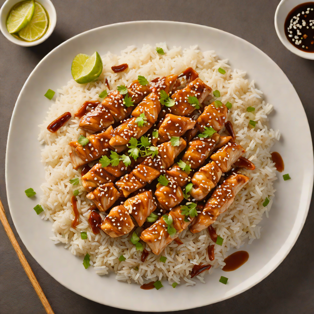 Japanese-Style Chicken Teriyaki with Steamed Rice