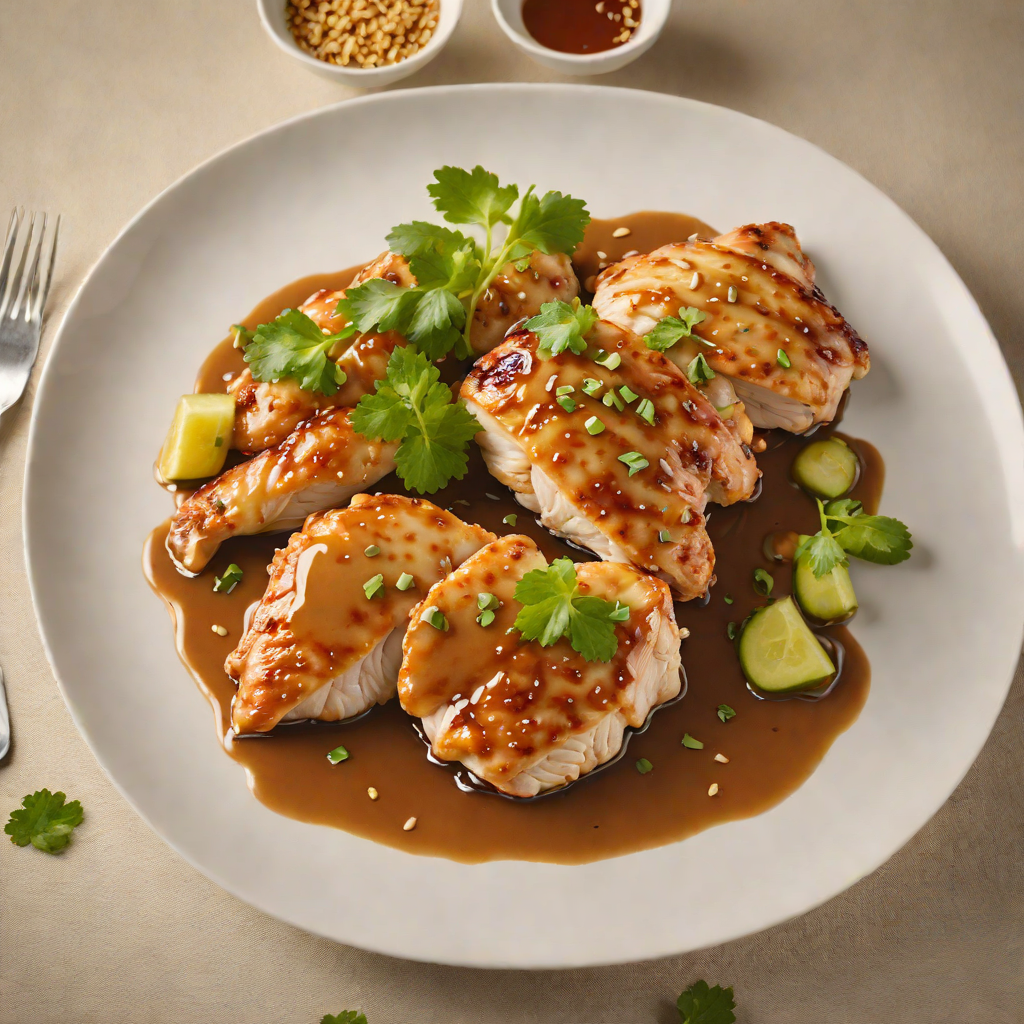Pan-Seared Chicken with Miso-Ginger Sauce