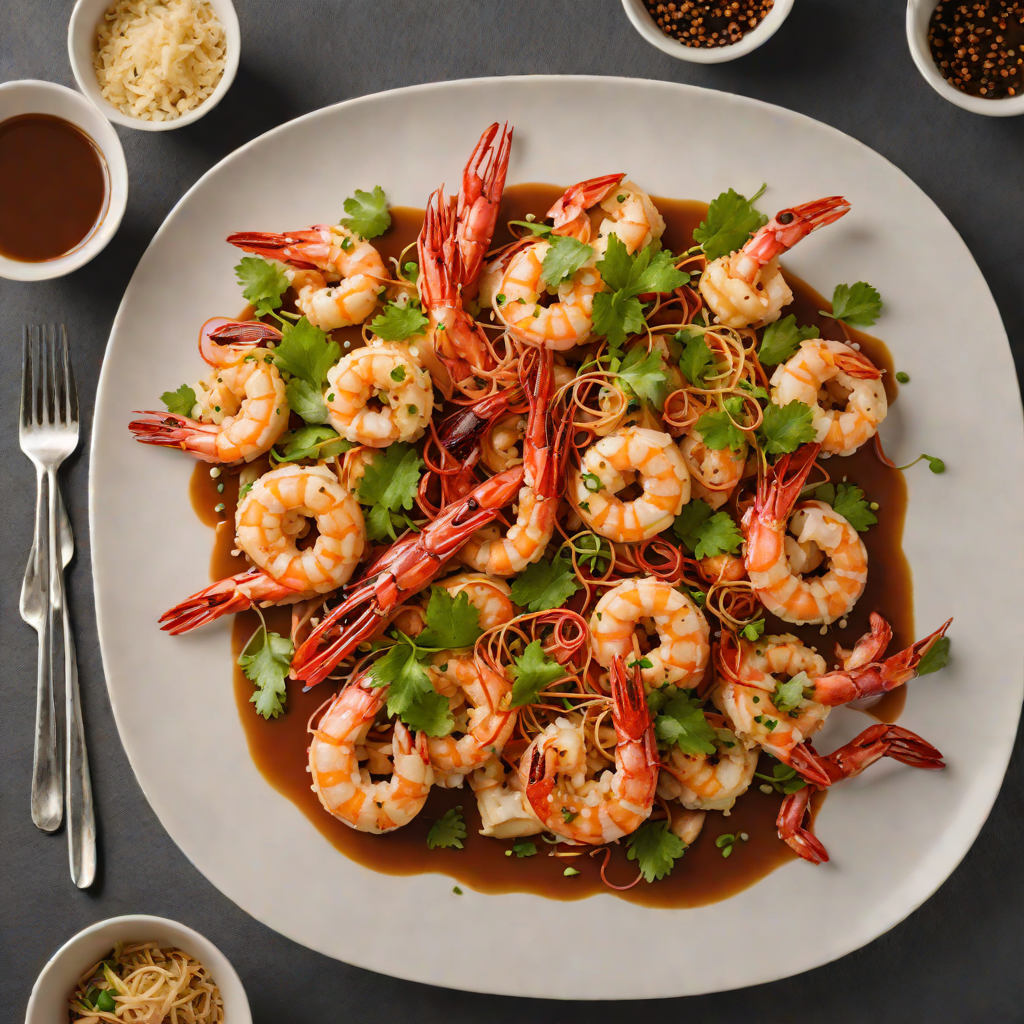 Shrimp and Lobster Teppanyaki with Soy-Ginger Glaze