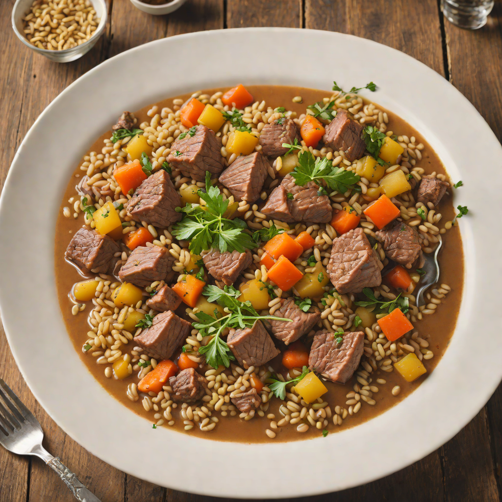 Exeter-Inspired Spiced Lamb and Barley Stew