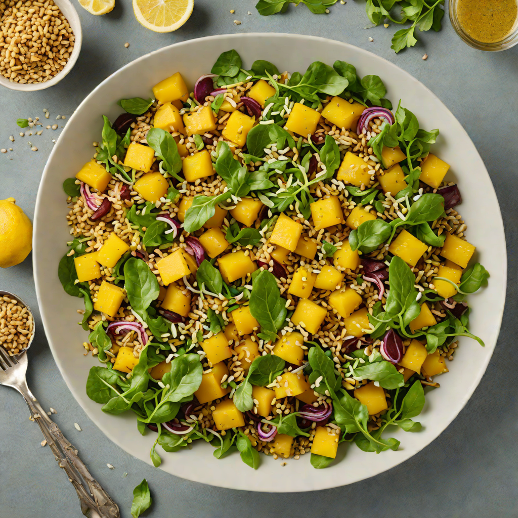 Golden Beetroot and Quinoa Salad with Lemon Wattleseed Dressing