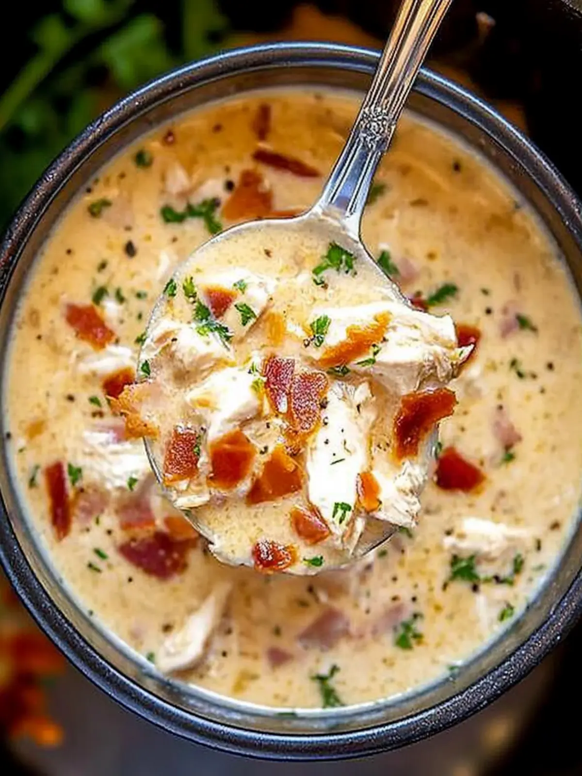 Butter-Braised Keto Crack Chicken Soup