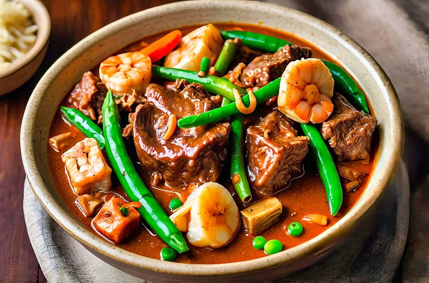 Kare-Kare Style Filipino Peanut Beef Curry