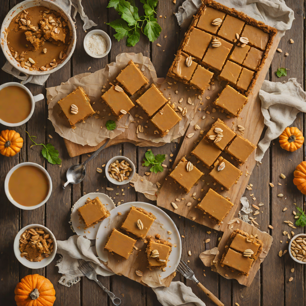 No-Bake Pumpkin Pie Bars with Graham Cracker Crust