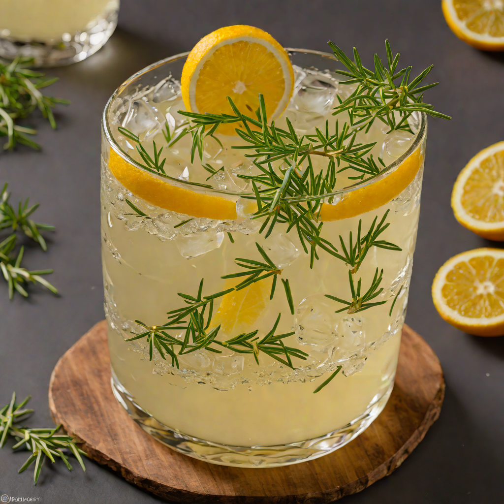 Muddled Rosemary Citrus Sour