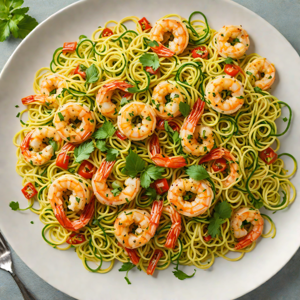 One-Pan Spicy Shrimp and Zucchini Noodles