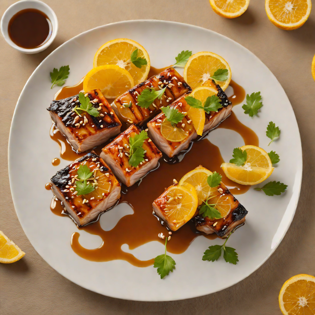 Grilled Ishikawa Saba with Citrus-Soy Glaze