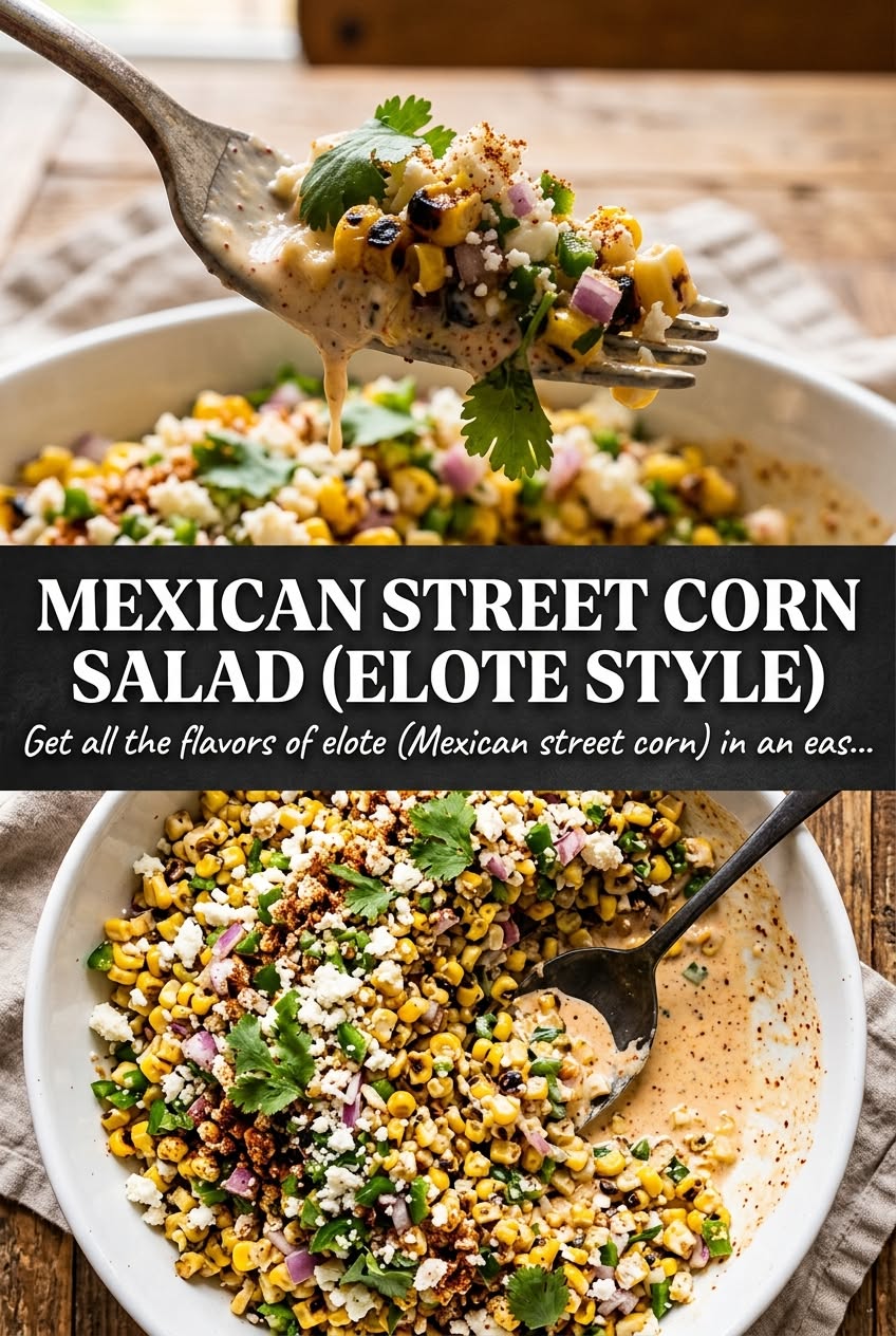 Popular Street-Style Mexican Elote Salad