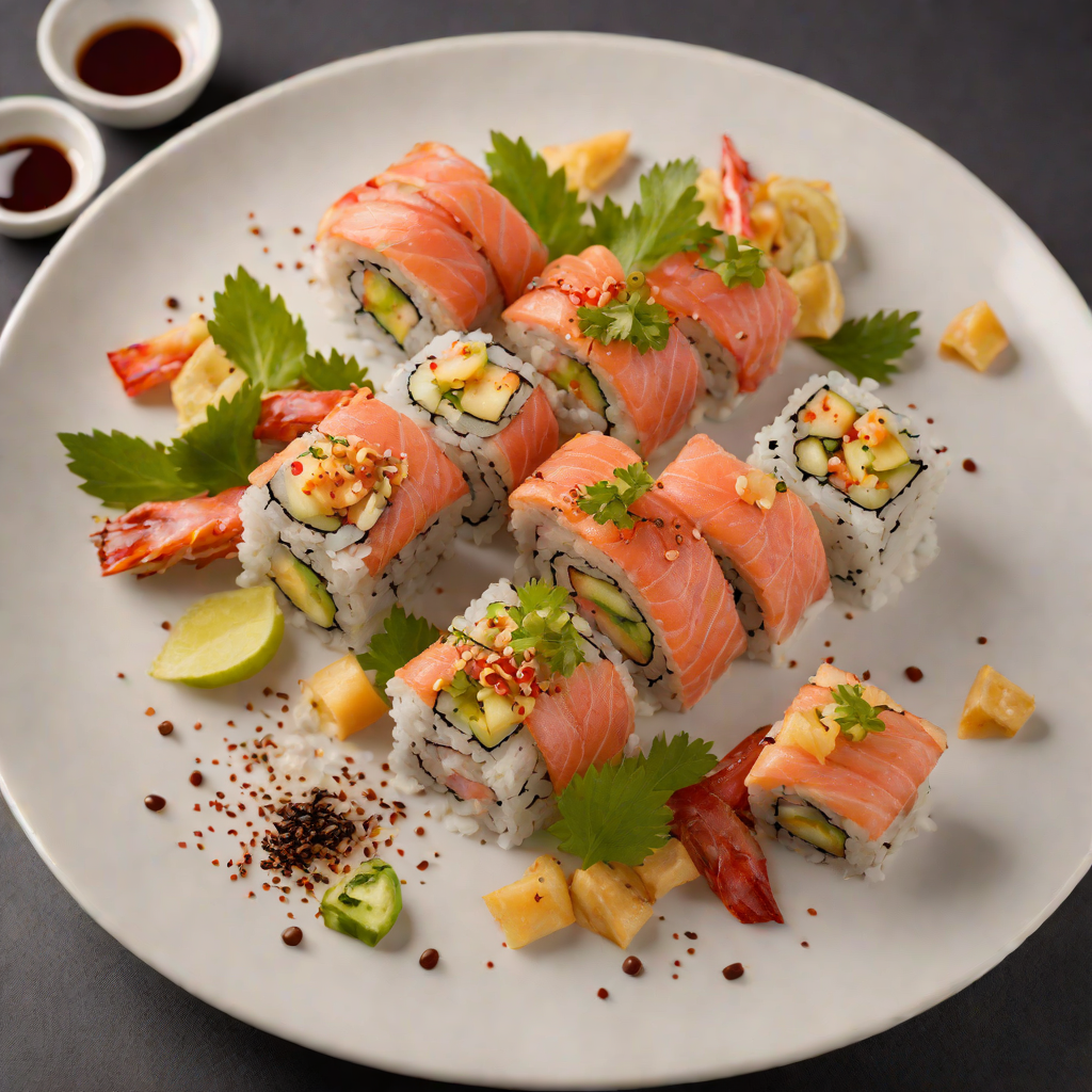 Sushi-Grade Snow Tuna and Lobster Hibachi Grill