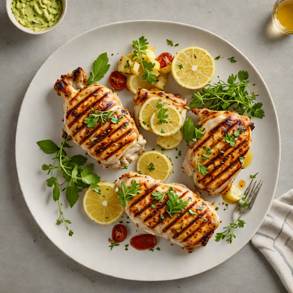 Flint-Inspired Grilled Chicken with Spiced Herb Butter