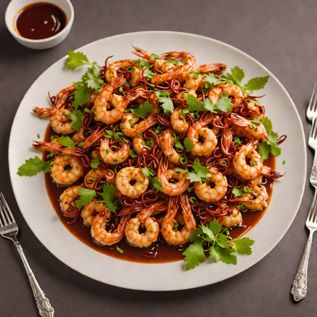 Stir-Fried Malaysian Sambal Prawns with Tamarind