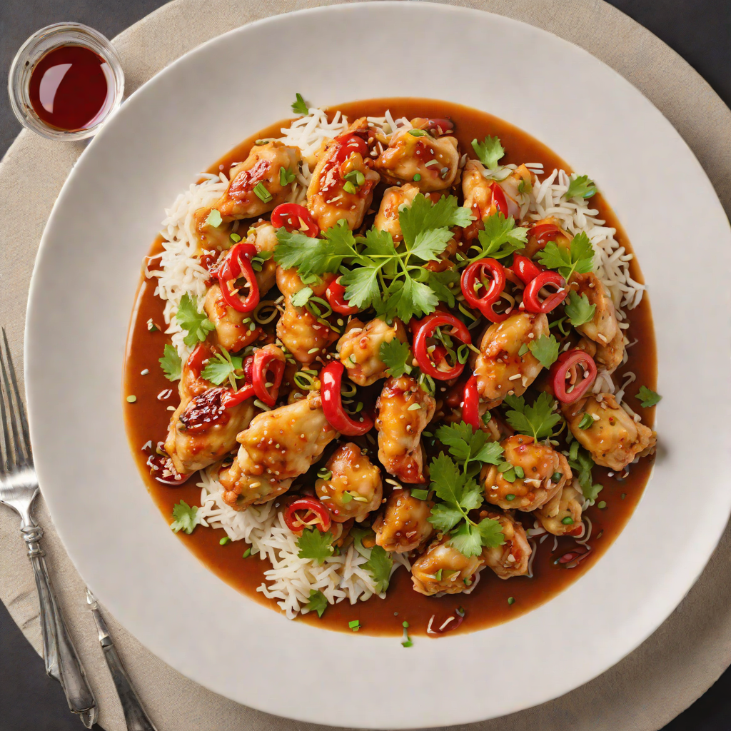 Sautéed Chicken with Popular Garlic-Chili Sauce