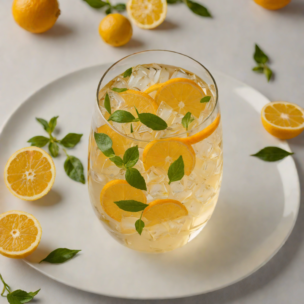 Citrus-Sake Spritz with Yuzu and Soda