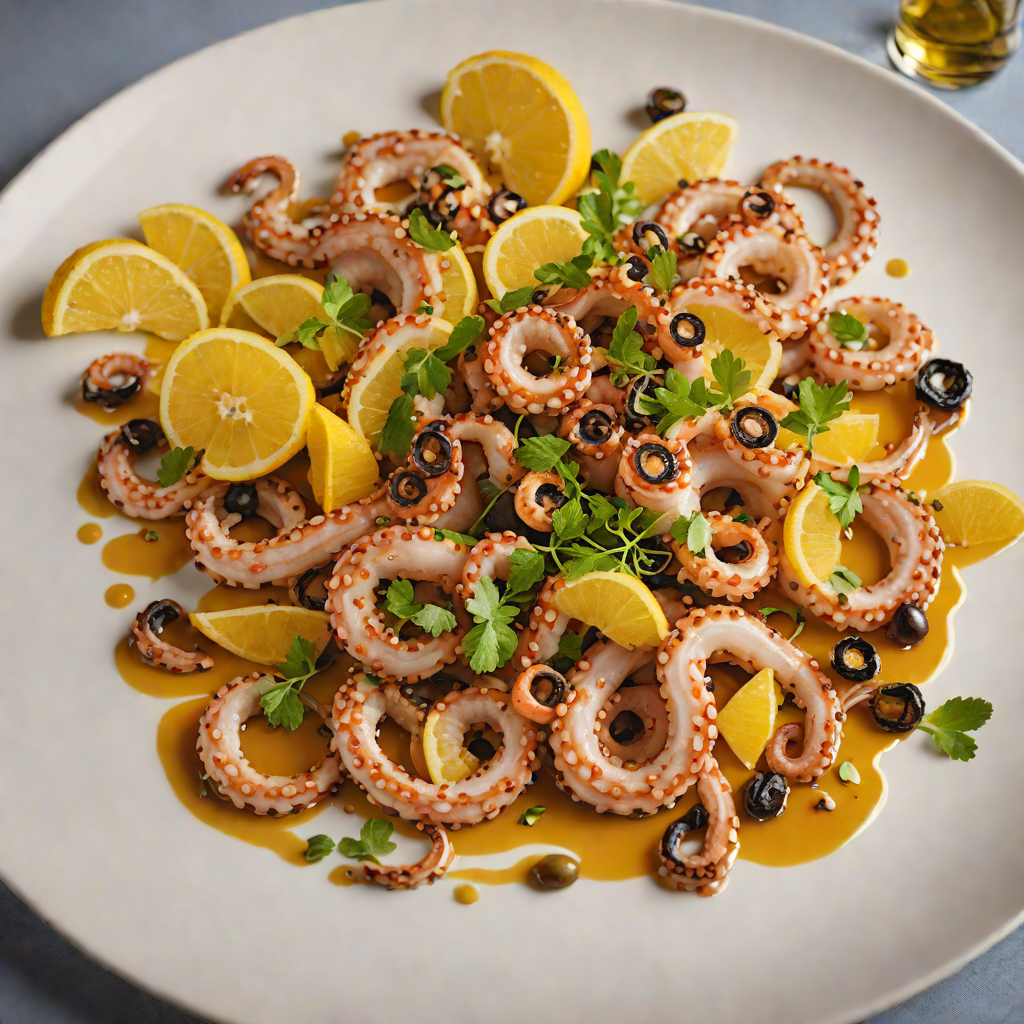 Pan-Seared Octopus with Olive Oil and Citrus Dressing