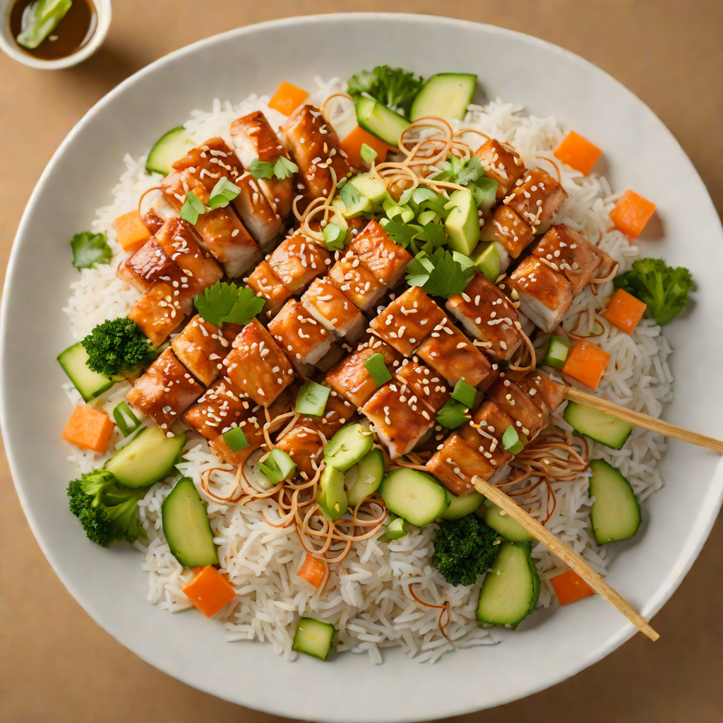 Sushi Bar Style Chicken Teriyaki Bowl