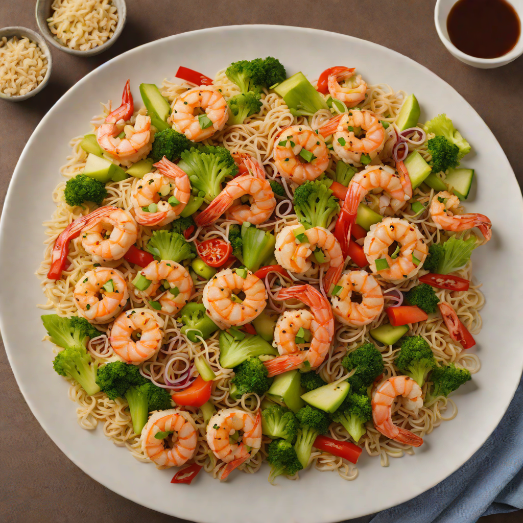 Spicy Snow Tuna and Shrimp Teppanyaki Stir-Fry