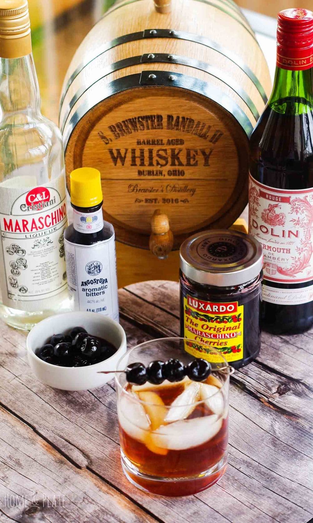 Brighton Barrel-Aged Bourbon Manhattan