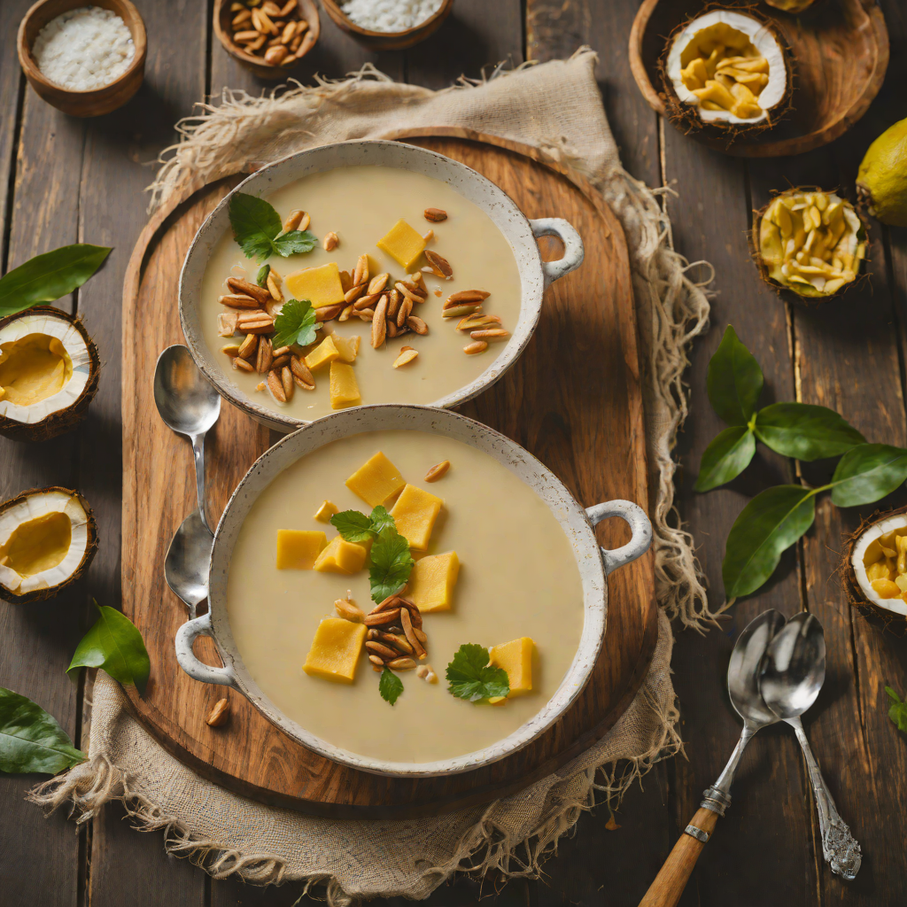 Coconut Milk and Jackfruit Ginataan Dessert Soup